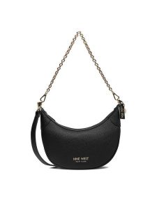 Nine West Torebka CEO-Zerna-KY258 Czarny. Czarne torebki klasyczne Nine West, bez wzorów, z materiału, bez dodatków. Za 179,99 zł.