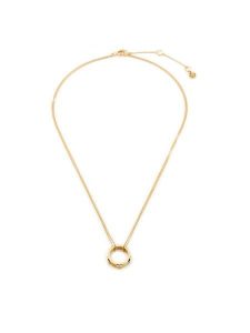 Tory Burch Naszyjnik Miller Stud Circle Pendant 160172 Złoty. Żółte naszyjniki Tory Burch, metalowe. Za 579,99 zł.