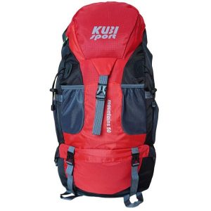 Plecak Mountains 50 L na wędrówki czerwony. Czerwone plecaki KUBISPORT. Za 167,00 zł.