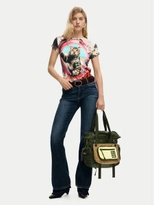 Desigual Plecak 26SAKY06 Khaki. Brązowe plecaki Desigual. Za 597,99 zł.