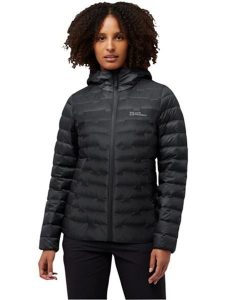 Jack Wolfskin Kurtka puchowa "Passamani" w kolorze czarnym rozmiar: S. Czarne kurtki Jack Wolfskin, s, bez wzorów, z materiału, bez kaptura. Za 500,38 zł.