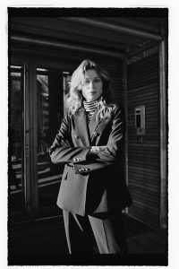 Marynarka z ozdobnymi guzikami czarna. Czarne marynarki i żakiety MOODO, l, bez wzorów, z elastanu. Za 219,99 zł.