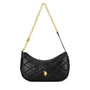 Torebka U.S. Polo Assn. Czarne torebki klasyczne U.S. Polo Assn., bez wzorów, bez dodatków. Za 167,99 zł.