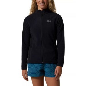 Damska bluza polarowa Mountain Hardwear Polartec Microfleece z pełnym zamkiem bł. Czarne bluzy MOUNTAIN HARDWEAR, na zimę, xs, bez wzorów, z polaru, bez kaptura. Za 269,00 zł.