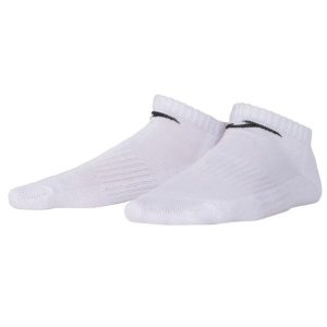 Skarpetki sportowe dla dorosłych Invisible Sock. Białe skarpetki JOMA, bez wzorów, z bawełny. Za 9,99 zł.