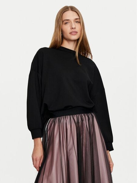 Imperial Bluza FG94IHZ Czarny Loose Fit. Czarne bluzy Imperial, m, bez wzorów, z syntetyku, bez kaptura. Za 159,99 zł.