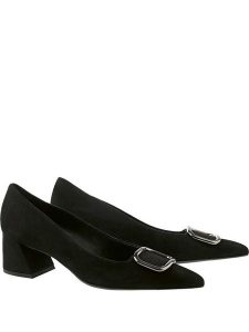 Högl Skórzane czółenka "Harriet" w kolorze czarnym rozmiar: 38,5. Czarne czółenka HÖGL, bez wzorów, bez obcasa, bez zapięcia. Za 348,90 zł.