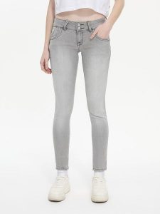 LTB Dżinsy - Slim fit - w kolorze szarym rozmiar: W31/L30. Szare jeansy LTB, z aplikacjami. Za 136,45 zł.