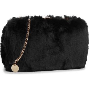 Torebka LIU JO - Minaudiere Fur Bono N68141 E0218 Nero 22222. Torebki wieczorowe marki Liu Jo. W wyprzedaży za 279,00 zł.