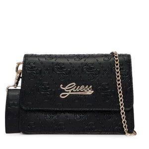 Torebka Guess. Czarne torebki klasyczne Guess, z aplikacjami, bez dodatków. Za 289,99 zł.