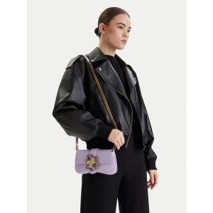 Torebka Just Cavalli. Fioletowe torebki klasyczne Just Cavalli, bez wzorów, bez dodatków. Za 623,99 zł.