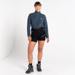 Melodic Pro damskie szorty. Czarne szorty Dare 2b, bez wzorów, z poliesteru, sportowe. W wyprzedaży za 200,80 zł.