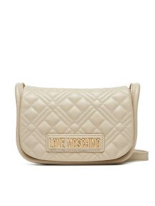 LOVE MOSCHINO Torebka JC4139PP1MLA0110 Écru. Listonoszki LOVE MOSCHINO, bez wzorów, ze skóry, bez dodatków. Za 429,99 zł.