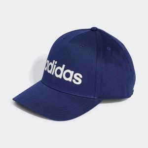 Czapka z daszkiem ADIDAS. Czapki ADIDAS, bez wzorów, z tkaniny, sportowe. W wyprzedaży za 39,99 zł.