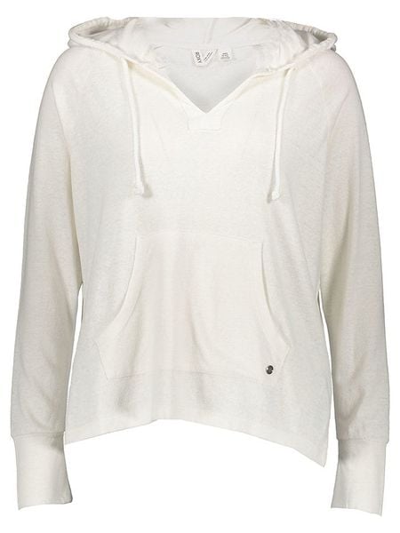 Roxy Bluza w kolorze białym rozmiar: XL. Białe bluzy Roxy, xl, bez wzorów, z kapturem. Za 144,24 zł.
