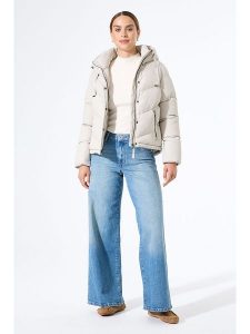 Garcia Kurtka pikowana w kolorze kremowym rozmiar: L. Brązowe kurtki Garcia, l, bez wzorów, bez kaptura. Za 186,63 zł.