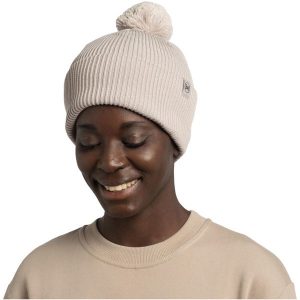 Czapka BUFF KNITTED BEANIE RENVI. Niebieskie czapki Buff, bez wzorów, sportowe. Za 130,09 zł.