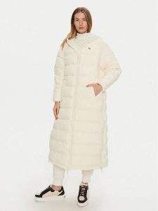 Guess Płaszcz zimowy V4BL04 WFYE2 Beżowy Regular Fit. Brązowe płaszcze Guess, na zimę, l, z aplikacjami, z syntetyku, bez kaptura. Za 979,99 zł.