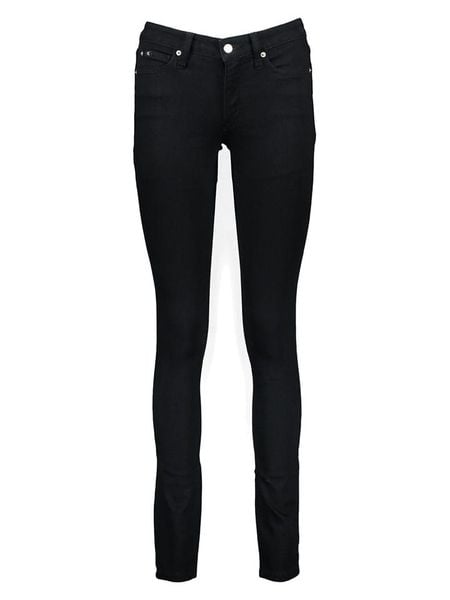 CALVIN KLEIN JEANS Dżinsy - Skinny fit - w kolorze czarnym rozmiar: W31/L34. Czarne jeansy Calvin Klein Jeans, z aplikacjami, z jeansu. Za 204,96 zł.