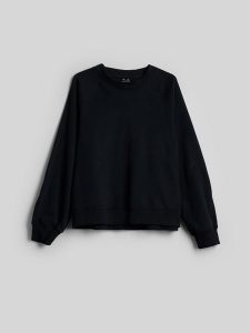 4F Bluza dresowa loose bez kaptura damska - czarna L. Czarne bluzy 4f, l, bez wzorów, z bawełny, bez kaptura. Za 129,99 zł.