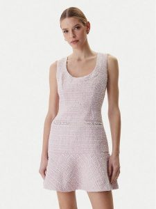 Guess Sukienka koktajlowa W6RK28 WJ632 Różowy Regular Fit. Czerwone sukienki Guess, xs, z aplikacjami, z syntetyku, wizytowe, bez kołnierzyka, bez ramiączek. Za 699,99 zł.