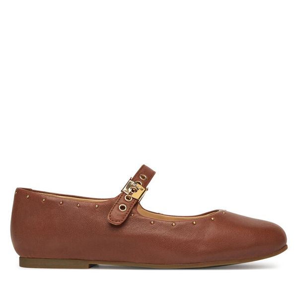 Baleriny Scholl. Brązowe balerinki Scholl, bez wzorów, bez obcasa, bez zapięcia. Za 349,99 zł.