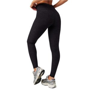 Damskie legginsy z wysokim stanem Fabletics HeatherFlex. Czarne legginsy FABLETICS, bez wzorów, z materiału, z podwyższonym stanem. Za 340,05 zł.