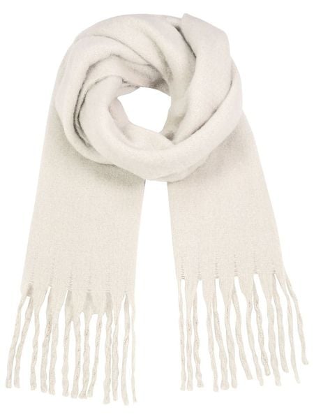 Eight2Nine Szal w kolorze kremowym rozmiar: onesize. Brązowe szaliki Eight2Nine, bez wzorów, z materiału. Za 96,60 zł.