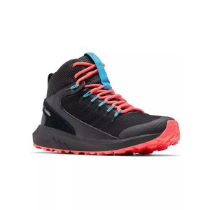 Buty trekkingowe damskie Columbia Trailstorm Mid Wp. Czarne buty trekkingowe Columbia, bez zapięcia. W wyprzedaży za 399,00 zł.