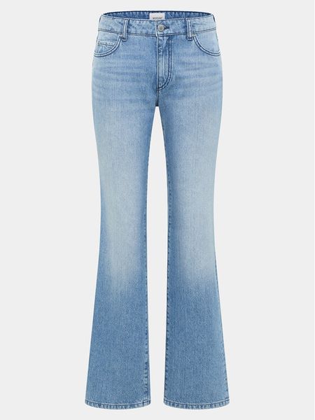 Mustang Jeansy Crosby 1014798 Niebieski Straight Fit. Niebieskie jeansy Mustang, bez wzorów, z bawełny. Za 189,99 zł.