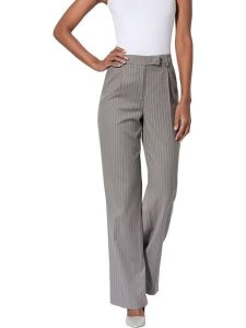 Creation L Spodnie w kolorze szarym rozmiar: 48. Szare spodnie z wysokim stanem creation L, bez wzorów, z materiału, z podwyższonym stanem. Za 93,07 zł.