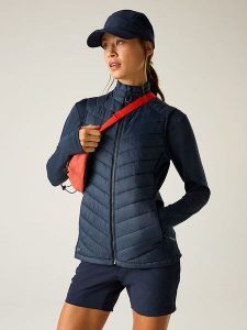 Dare 2b Kamizelka funkcyjna "Air Lite" w kolorze granatowym rozmiar: 42. Niebieskie kamizelki Dare 2b, bez wzorów, bez kołnierzyka, bez ramiączek, bez kaptura. Za 166,49 zł.