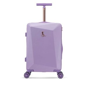 Walizka duża Semi Line. Fioletowe walizki Semi-line, bez wzorów, duże. Za 249,99 zł.