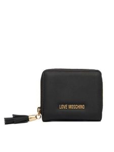 LOVE MOSCHINO Portfel JC5689PP1OKD0000 Czarny. Czarne portfele LOVE MOSCHINO, bez wzorów, ze skóry. Za 429,99 zł.