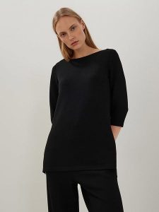 Someday Sweter "Udaiki" w kolorze czarnym rozmiar: 36. Czarne swetry oversize someday., bez wzorów, bez ramiączek. Za 136,13 zł.