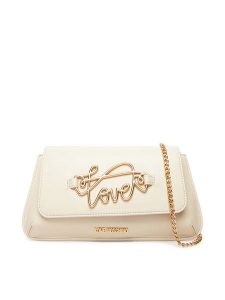 LOVE MOSCHINO Torebka JC4266PP0MKG0110 Écru. Torebki wieczorowe LOVE MOSCHINO, bez wzorów, ze skóry, bez dodatków. Za 489,99 zł.