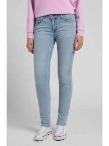 Lee Dżinsy "Scarlett" - Slim fit - w kolorze błękitnym rozmiar: W29/L33. Niebieskie jeansy Lee, bez wzorów. Za 127,35 zł.