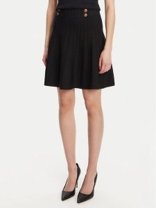 Guess Spódnica mini W5YD65 Z0130 Czarny Regular Fit. Czarne spódnice Guess, xl, z aplikacjami, z wiskozy, mini. Za 339,99 zł.