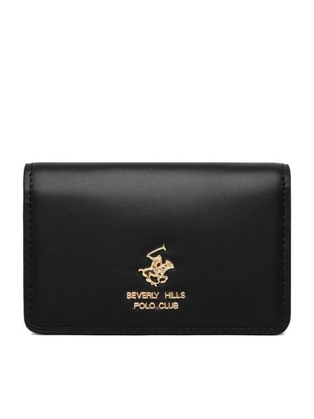 Beverly Hills Polo Club Portfel CWBEO-BHPC-W1-006-SS26 Czarny. Czarne portfele Beverly Hills Polo Club, bez wzorów, ze skóry. Za 69,99 zł.
