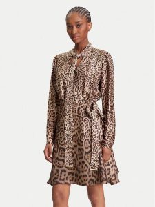 Marciano Guess Sukienka codzienna 5YGK28 7298A Brązowy Regular Fit. Brązowe sukienki Marciano Guess, na co dzień, z aplikacjami, z wiskozy, bez kołnierzyka, bez ramiączek, proste. Za 645,00 zł.