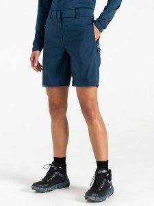 Dare 2b Szorty funkcyjne "Torrek" w kolorze granatowym rozmiar: 40. Niebieskie spodenki sportowe Dare 2b, bez wzorów, z materiału, outdoorowe. Za 118,56 zł.