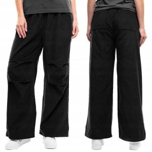 Champion Spodnie damskie sportowe dresowe wygodne bawełniane. Czarne spodnie dresowe Champion, l, bez wzorów, z bawełny. Za 197,99 zł.