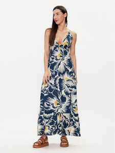 Maaji Sukienka letnia PT2210CLD600 Granatowy Regular Fit. Niebieskie kombinezony Maaji, na lato, l, bez wzorów, z wiskozy, bez kołnierzyka, bez ramiączek. Za 349,99 zł.