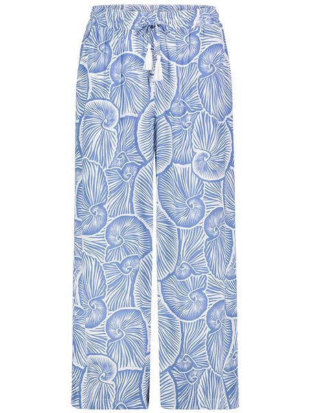 Sublevel Spodnie w kolorze niebiesko-białym rozmiar: XS. Białe spodnie z wysokim stanem Sublevel, bez wzorów, z materiału, z podwyższonym stanem. Za 37,03 zł.