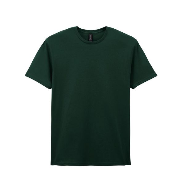 Bawełniana Koszulka Unisex Dla Dorosłych W Miękkim Stylu. Czerwone bluzki GILDAN, xl, bez wzorów, z bawełny, sportowe, bez kołnierzyka, bez ramiączek. Za 48,99 zł.