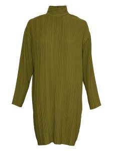 MOSS COPENHAGEN Sukienka "Bevin" w kolorze khaki rozmiar: M. Brązowe sukienki Moss Copenhagen, m, bez wzorów, bez kołnierzyka, bez ramiączek, mini. Za 109,78 zł.