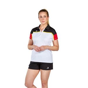 Damska koszulka polo Erima Change. Białe bluzki Erima, bez wzorów, eleganckie, bez kołnierzyka, bez ramiączek. Za 206,50 zł.