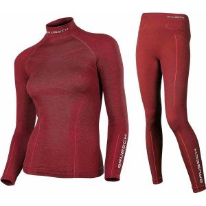 Brubeck Komplet bielizny damskiej Extreme Wool burgundowy r. L (KP10190). Komplety bielizny marki Brubeck. Za 399,99 zł.