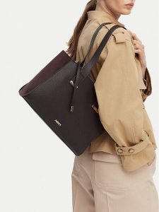 MEXX Torebka CEO-MEXX-L-020-08 Brązowy. Brązowe shopper bag Mexx, bez wzorów, ze skóry, bez dodatków. Za 219,99 zł.
