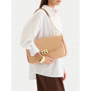 Torebka GINO ROSSI. Brązowe torebki klasyczne Gino Rossi, bez wzorów, bez dodatków. Za 329,99 zł.